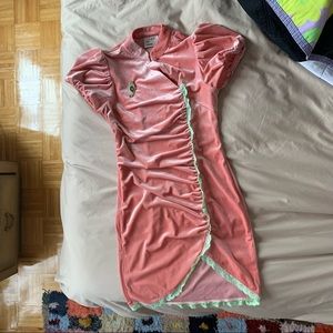 NODRESS Velvet Pink Dress Opening Ceremony